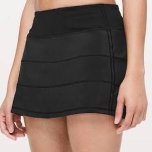 Lululemon black tennis skirt